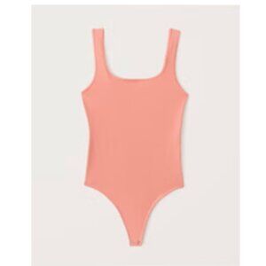 Abercrombie Seamless Tank Bodysuit - Coral M
